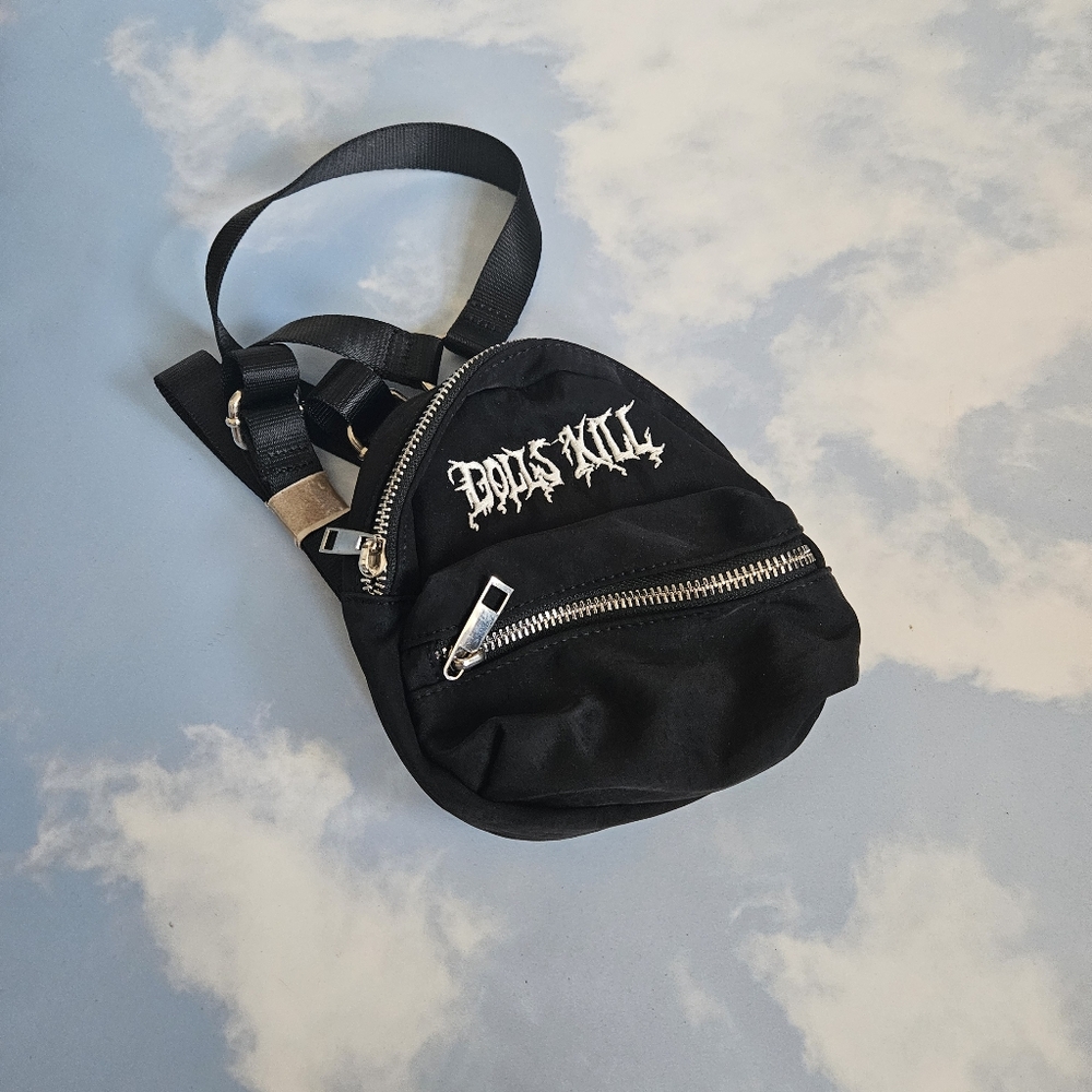 Black Dolls KILL Exclusive Extra Small Mini Backpack - Picture 5 of 12